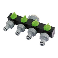 Draper Garden 4 Way Tap Connector