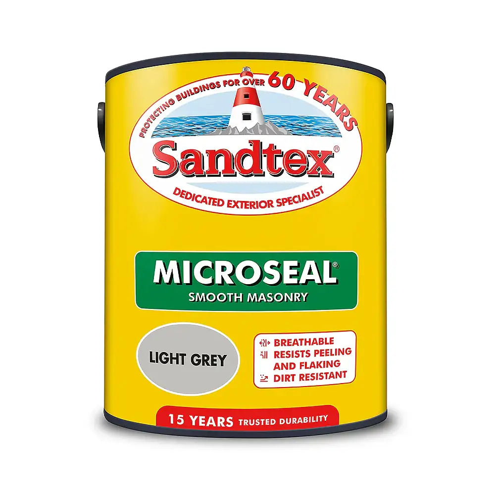 Sandtex Exterior Paint Light Grey 5L