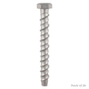 Multi-Fix Bolt Hex Head 8.0 x 75mm (26)