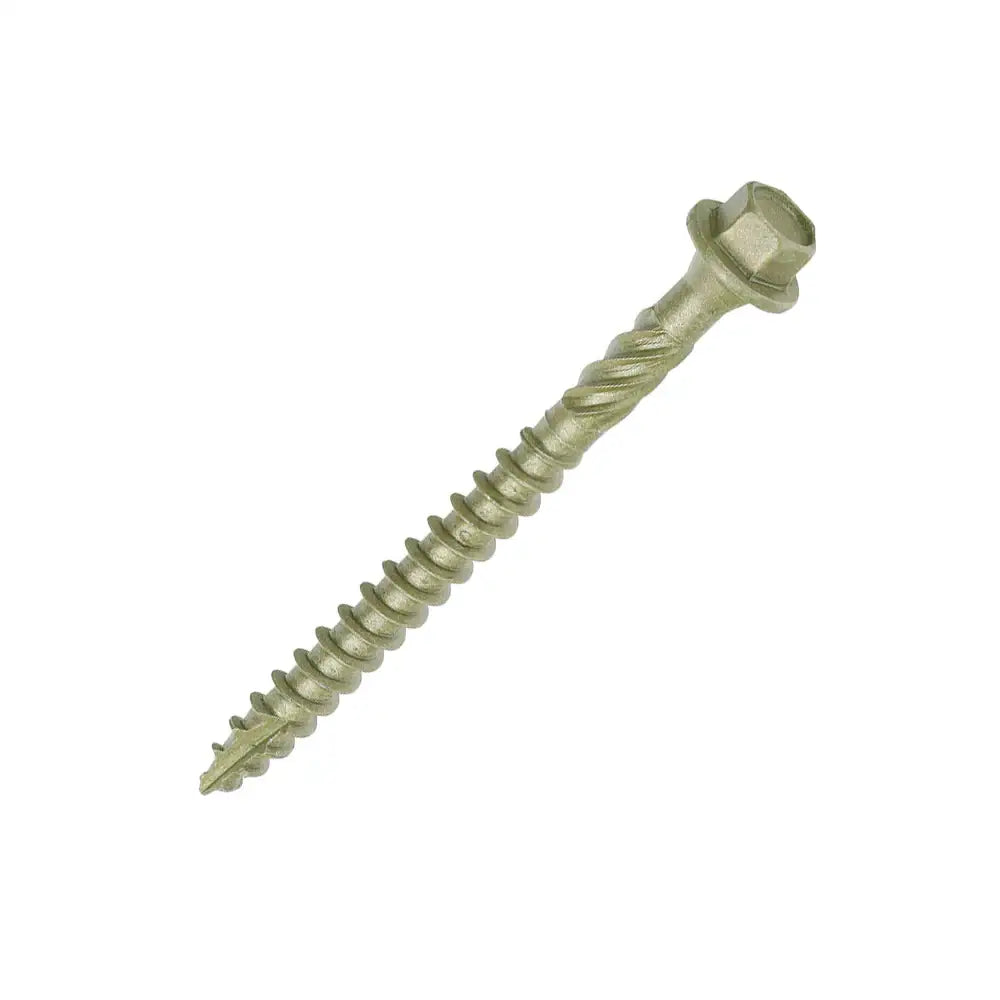 Timber Frame Screw Hex Green 6.7 X 75 Pack 50