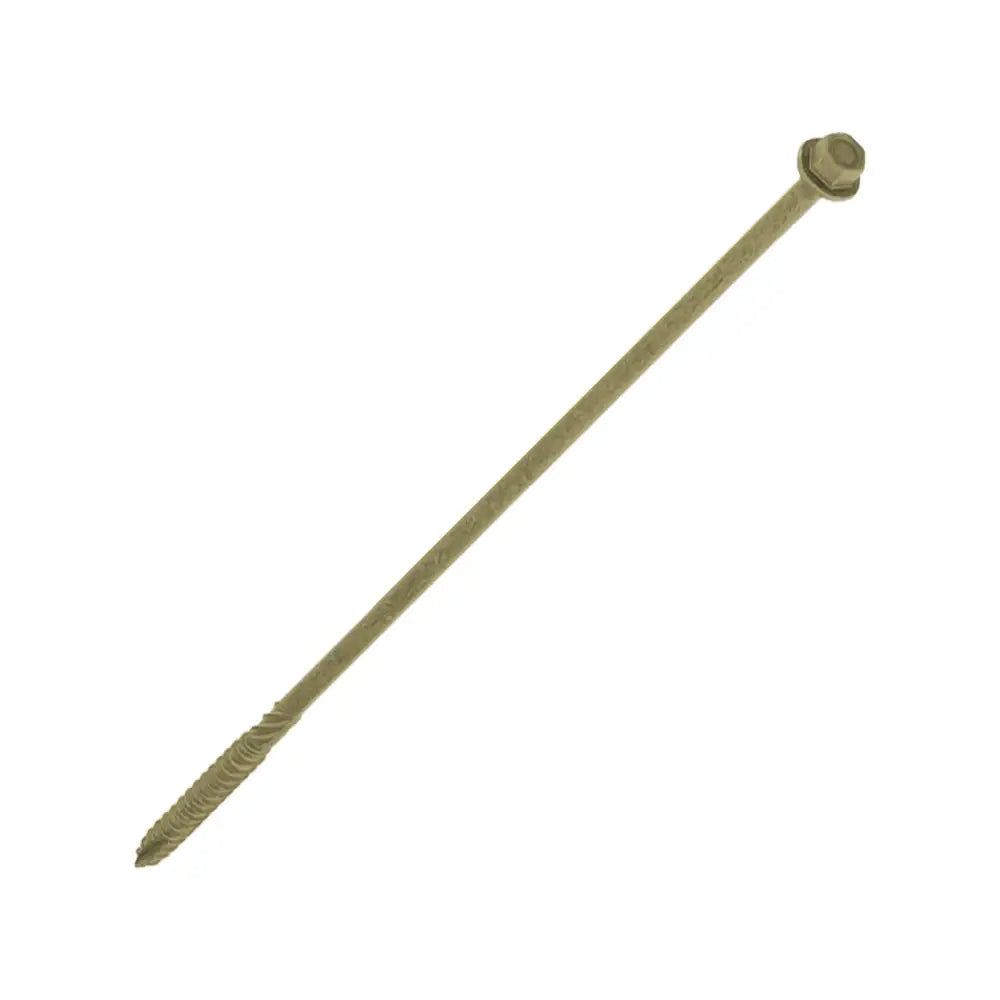 Timber Frame Screw Hex Green 6.7 X 250 Pack 50