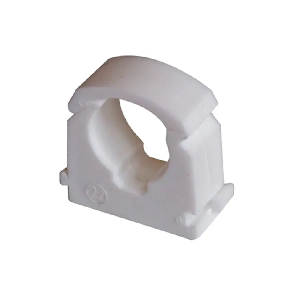 Hinged Single Pipe Clip 22mm
