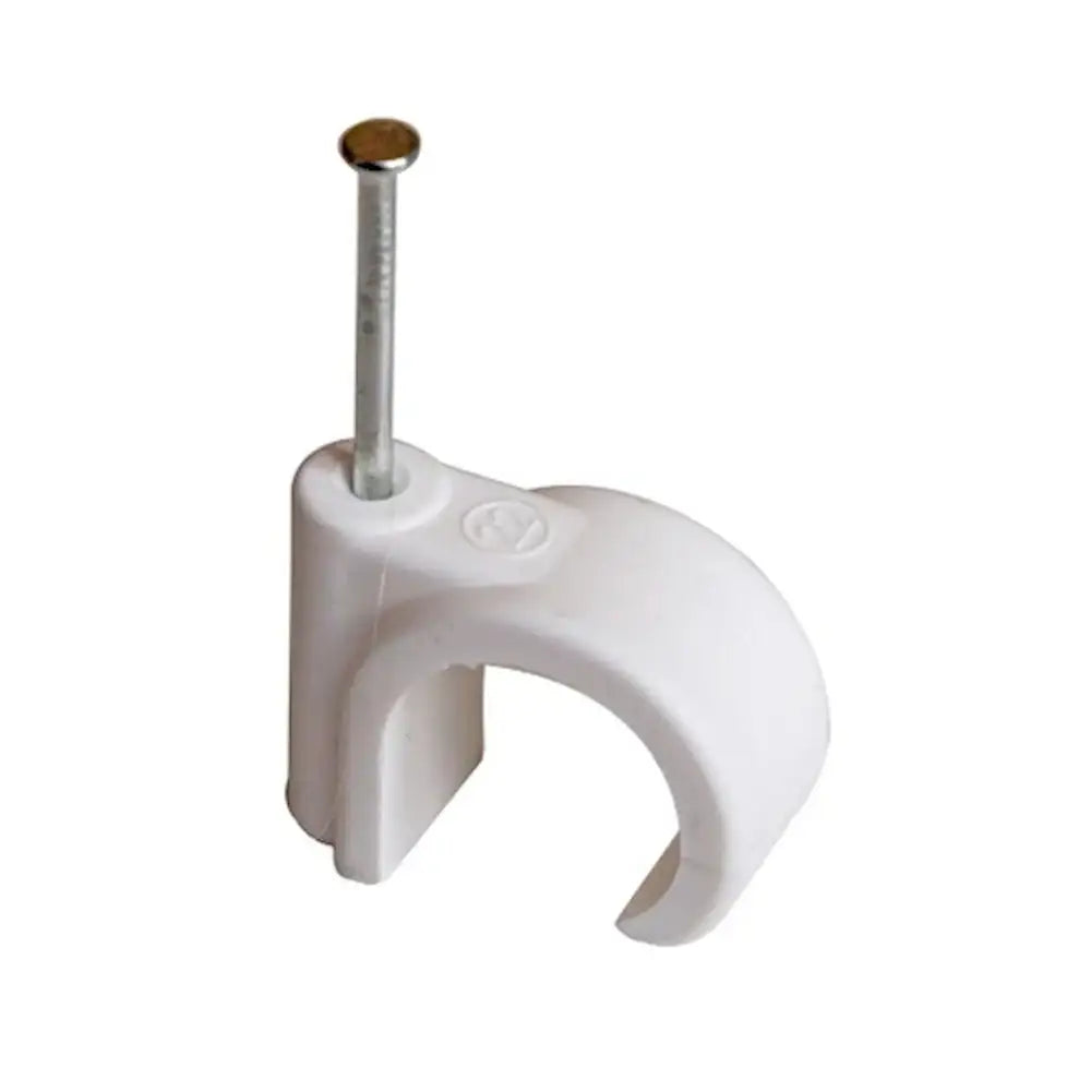 Nail In Pipe Clip 22mm