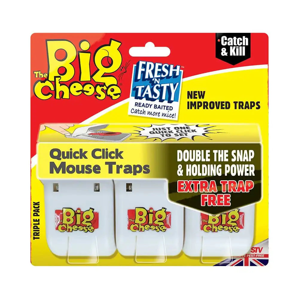 Decco Quick Click Mouse Trap x 3