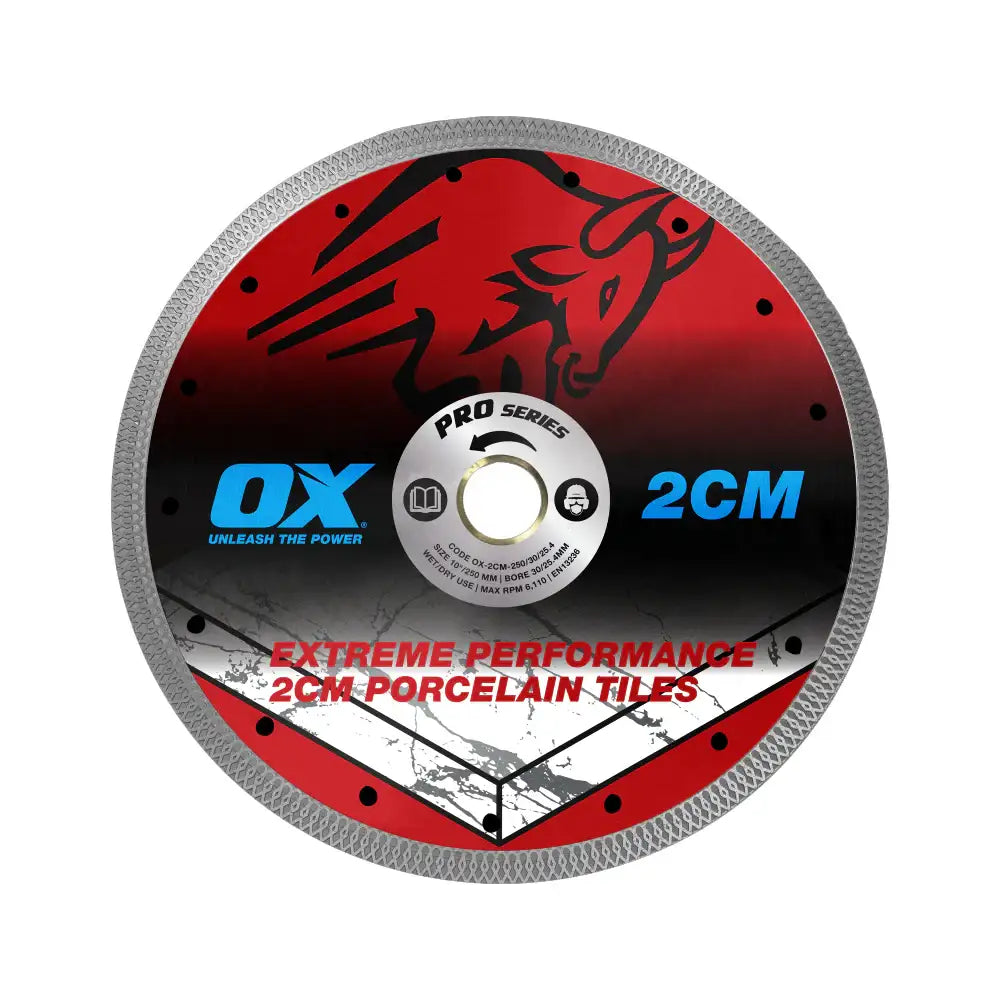 Ox Pro 2Cm Porcelain 230/22 Blade