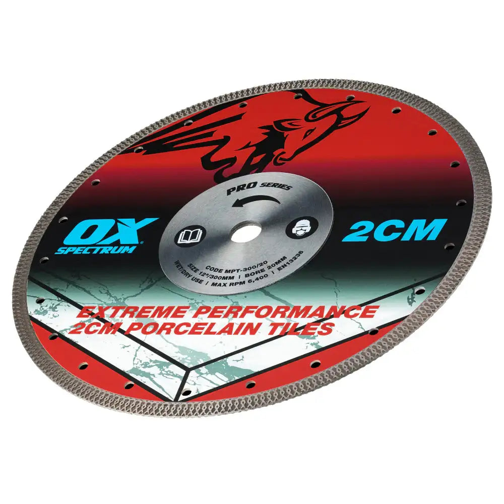 Ox Pro 2Cm Porcelain 300/20 Blade
