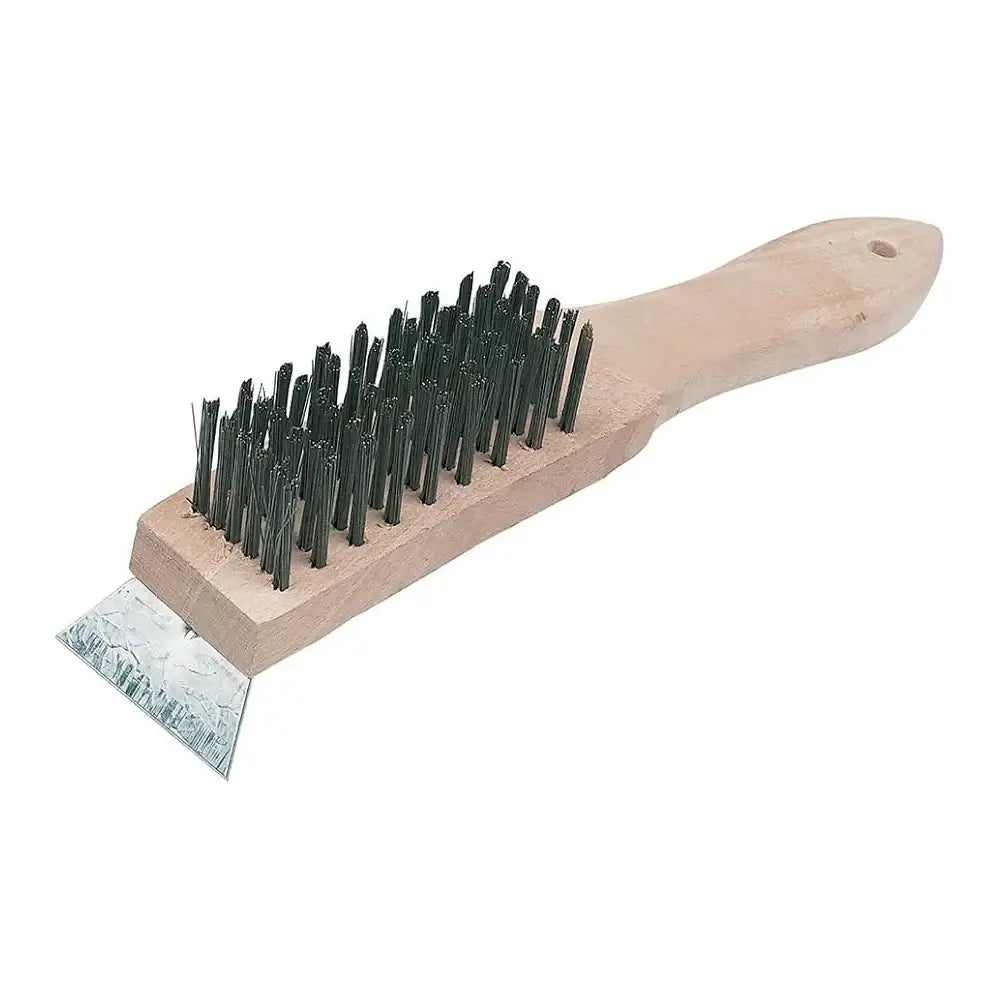 Wire Brush With Scraper