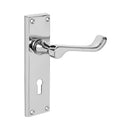Fastpack Victorian Scroll Lock Chromed 6 Inch