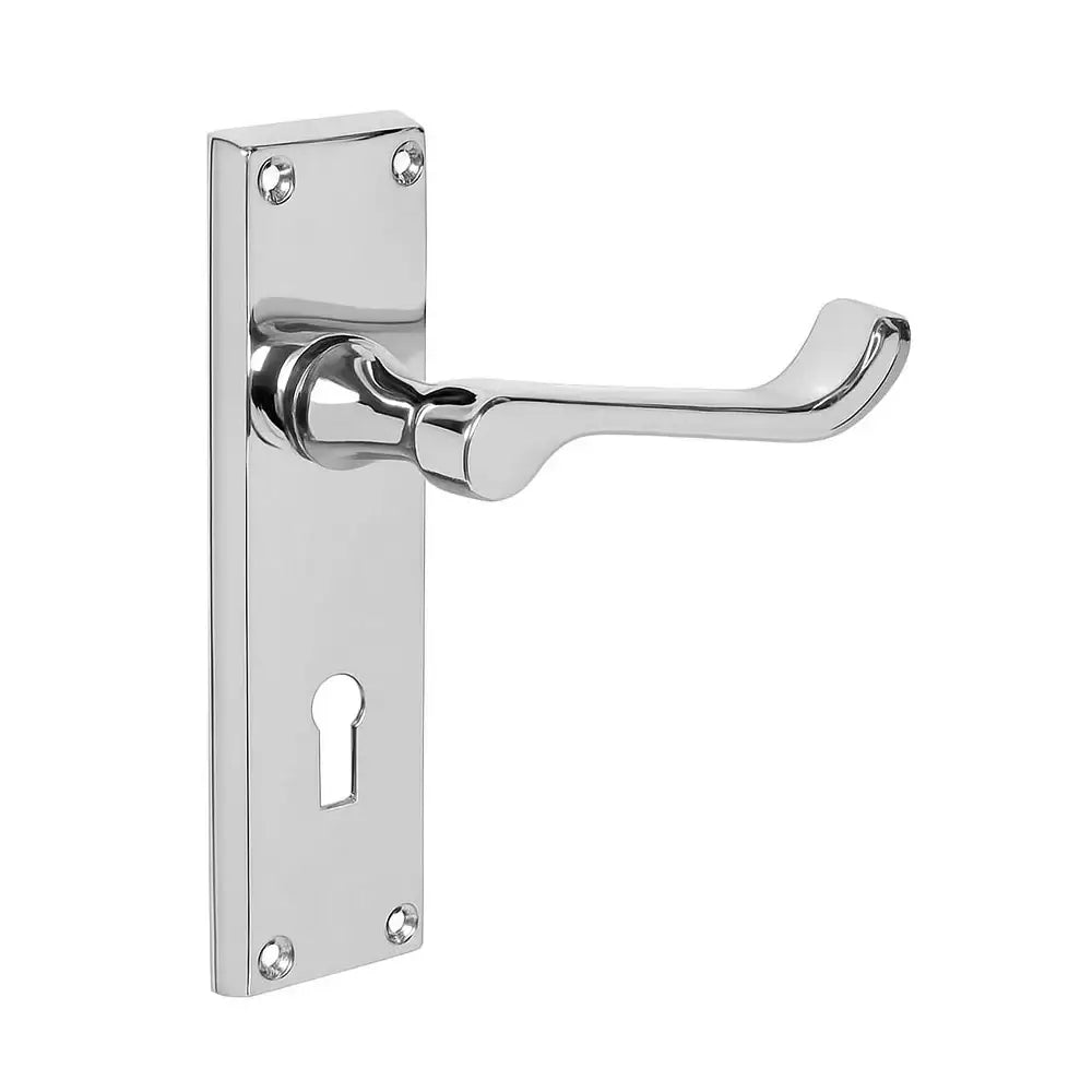 Fastpack Victorian Scroll Lock Chromed 6 Inch
