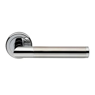 Fastpack Round Rose Dual Tone Door Handle Pair