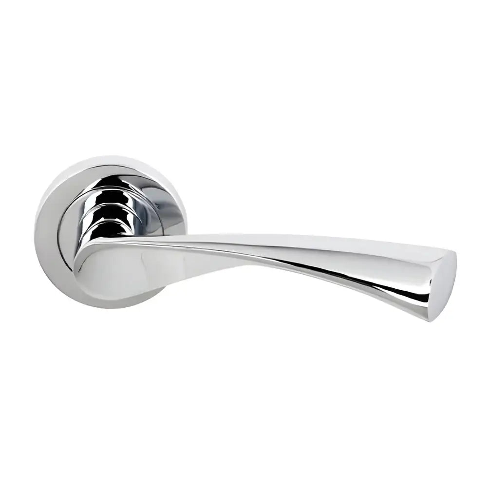 Fastpack Round Rose Indiana Door Handle Pair