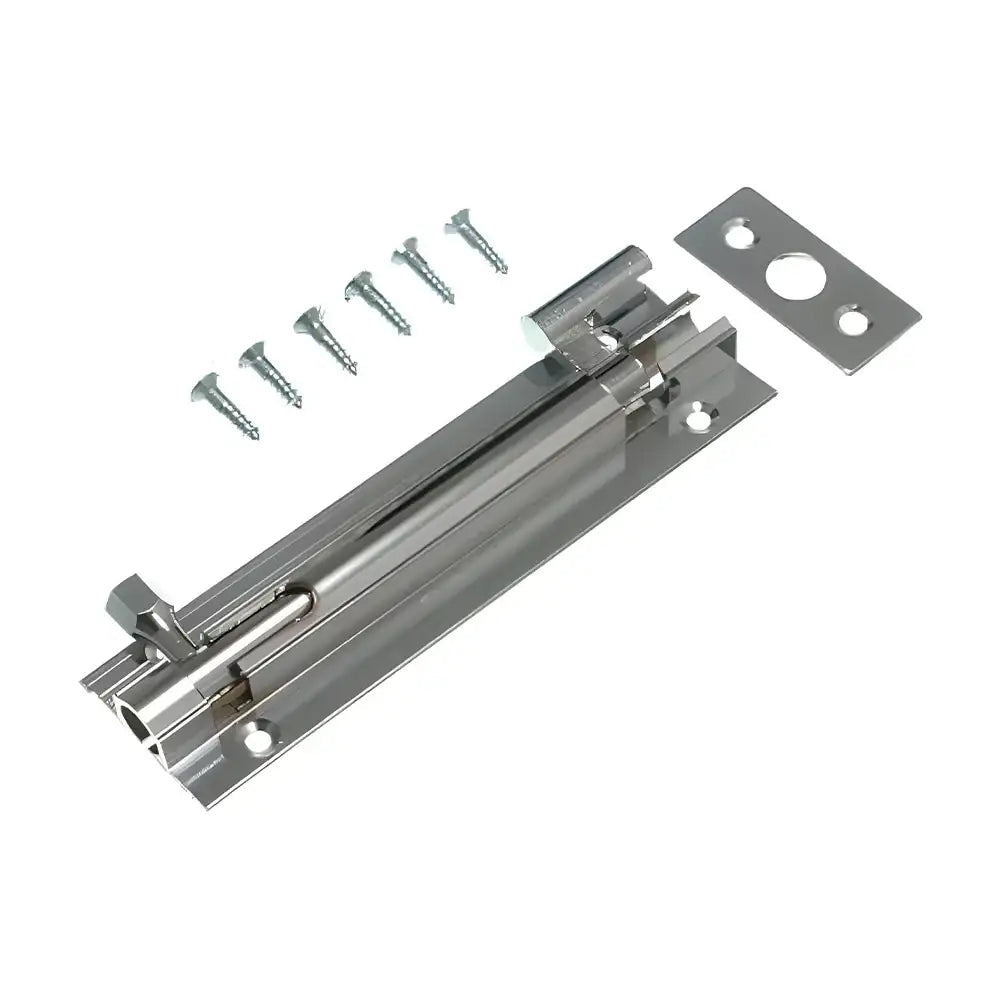 Fastpack Door Bolt Cranked Chrome Plated 3 Inch