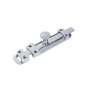 Fp Door Bolt Heavy Chrome 6"