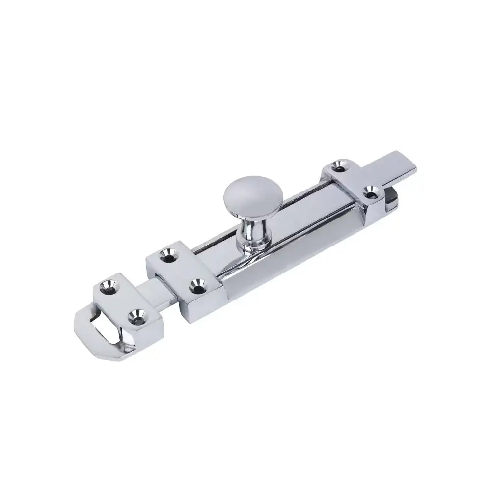 Fp Door Bolt Heavy Chrome 6"