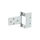 Fastpack Flush Hinge Zinc Plated Cranked 50mm