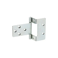 Fastpack Flush Hinge Zinc Plated Cranked 50mm
