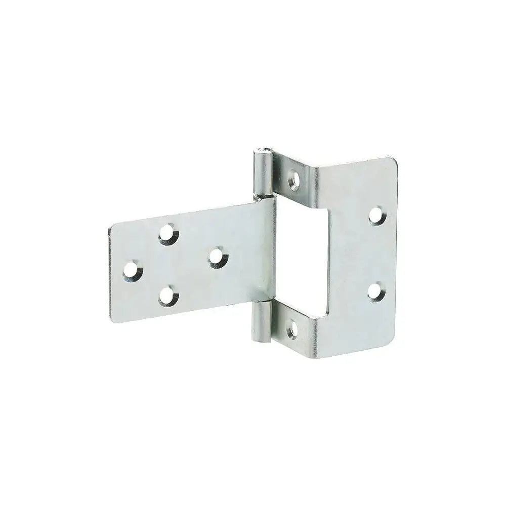 Fastpack Flush Hinge Zinc Plated Cranked 50mm