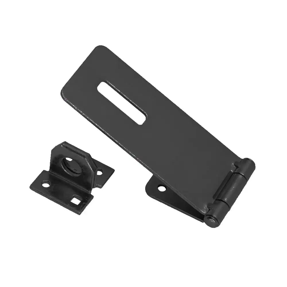 Fastpack Hasp & Staple Black 6 Inch