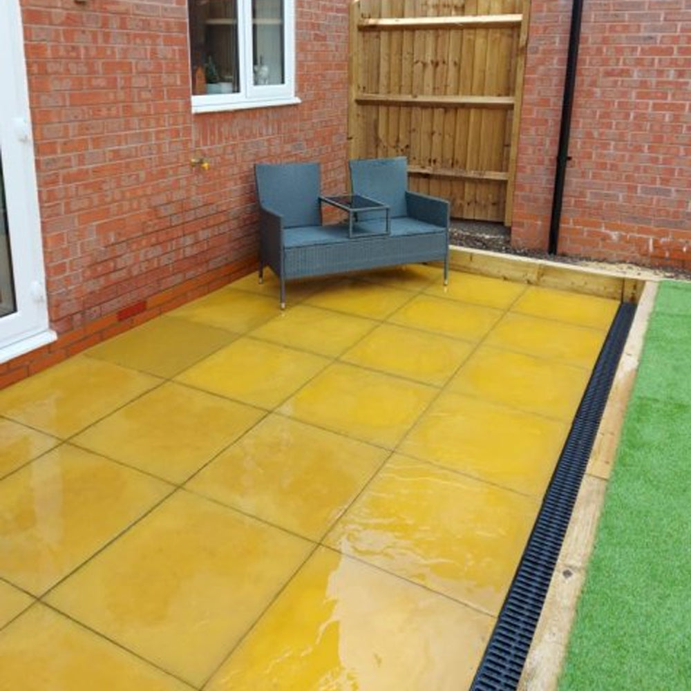 Eatons Milford Buff Riven 600x300x35mm Paving Slab