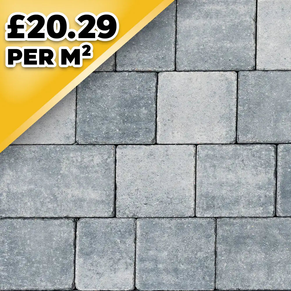 Kingspave Tumbled Cobble Silver Grey