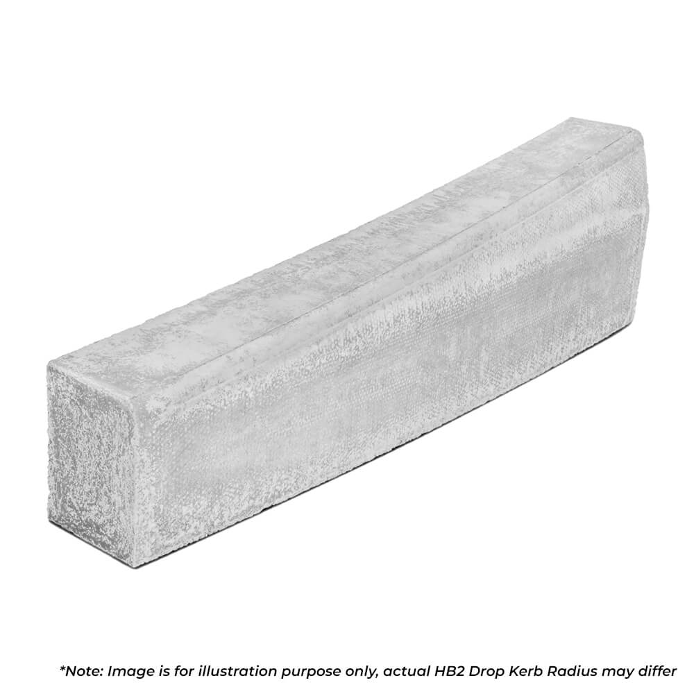 Hb2/Bn3 R/H Drop Kerb 6M Ext Rad (Dr1X6)