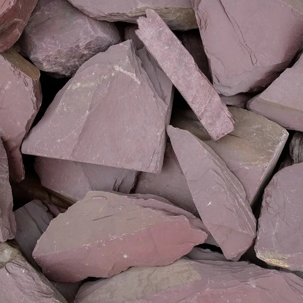 Plum Slate Rockery Stone Single 200mm-400mm EACH