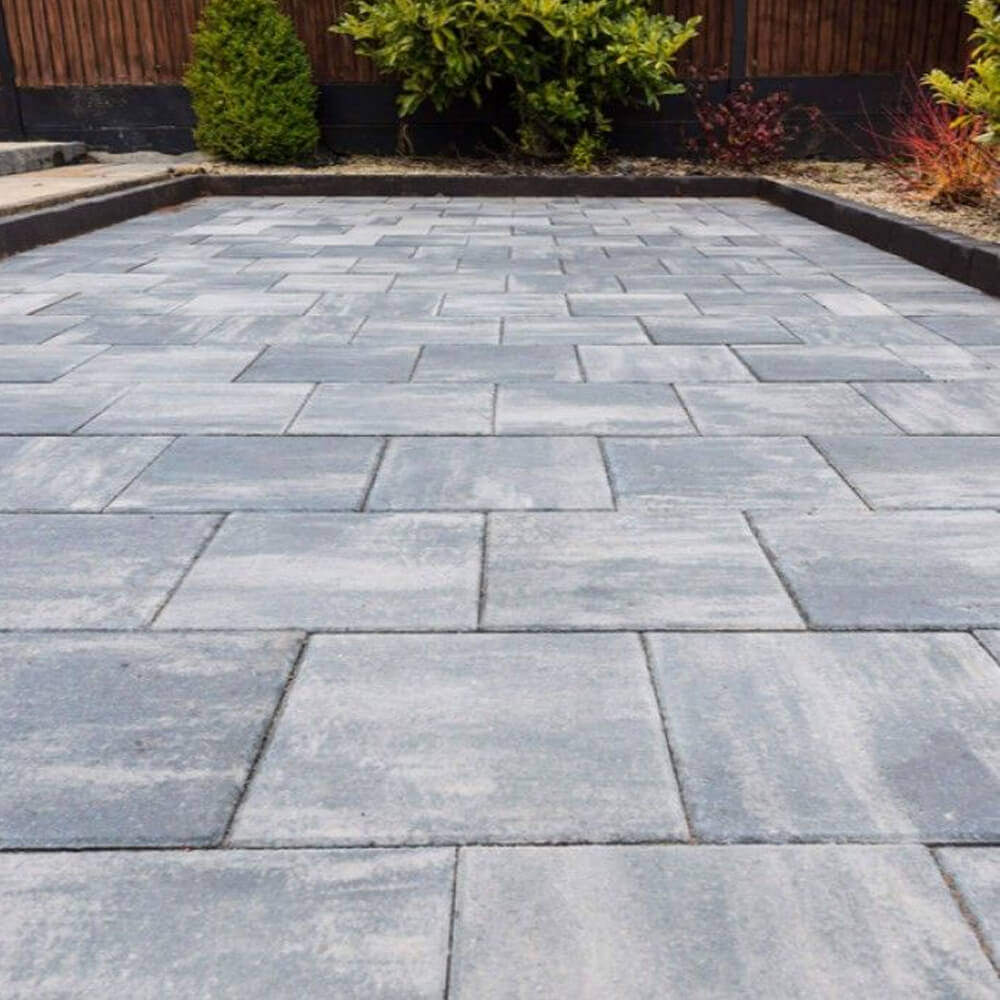 Barleystone Riven Silver 400X400X40