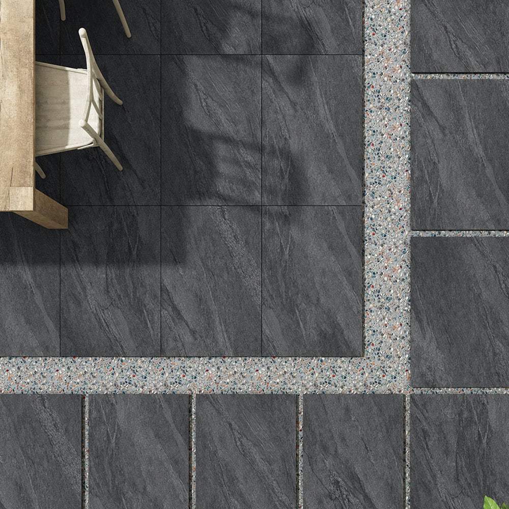 Elegance Quartz Nero Porcelain Paving Tile