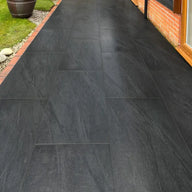 Elegance Quartz Nero Porcelain Paving Tile