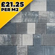 Castlepave Smooth Ash Blend 60mm 3 Size Block Paver
