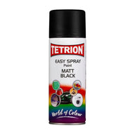 Tetrion Easy Spray Paint Matt Black 400ml