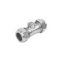 Isolation Valve 15mm Chrome Plated