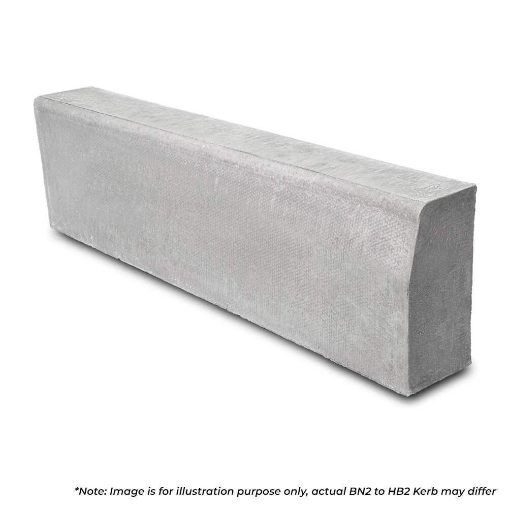 Transition Kerb BN2-HB2 125x255mm R/H