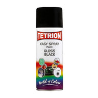 Tetrion Easy Spray Paint Gloss Black 400ml