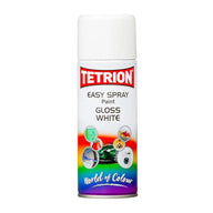 Tetrion Easy Spray Paint Gloss White 400ml