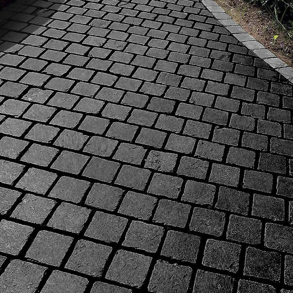Black Granite Cobbles 100x100x60mm