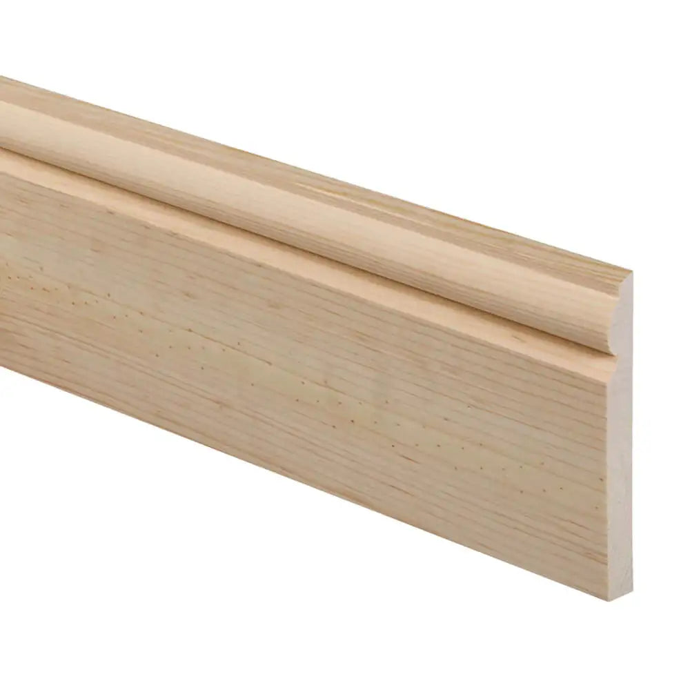 Pine Torus/Chamfered Skirting Board 120x15x3m