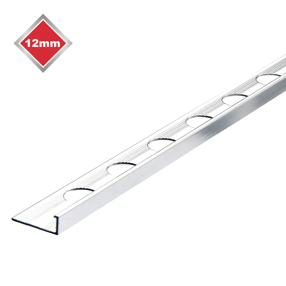 Tilerite L Shape Silver Trade Trim 12mm