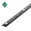 Tilerite L Shape Black Tile Edge 10mm