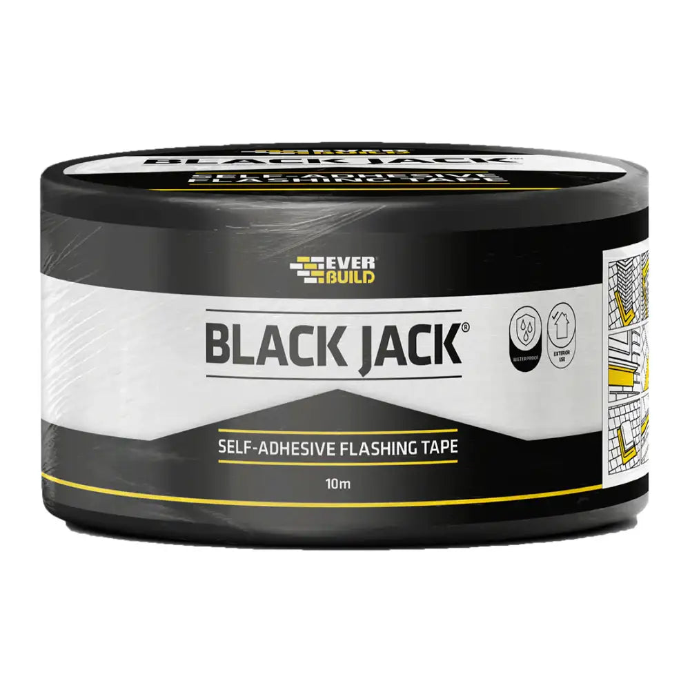 Black Jack Flashband Self Adhesive 150mm x 10m