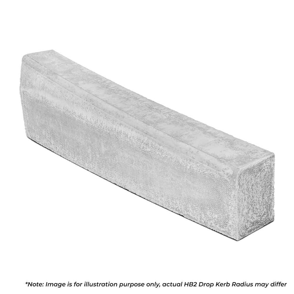 HB2 Drop Kerb BN3 Ext Radius 3m L/H