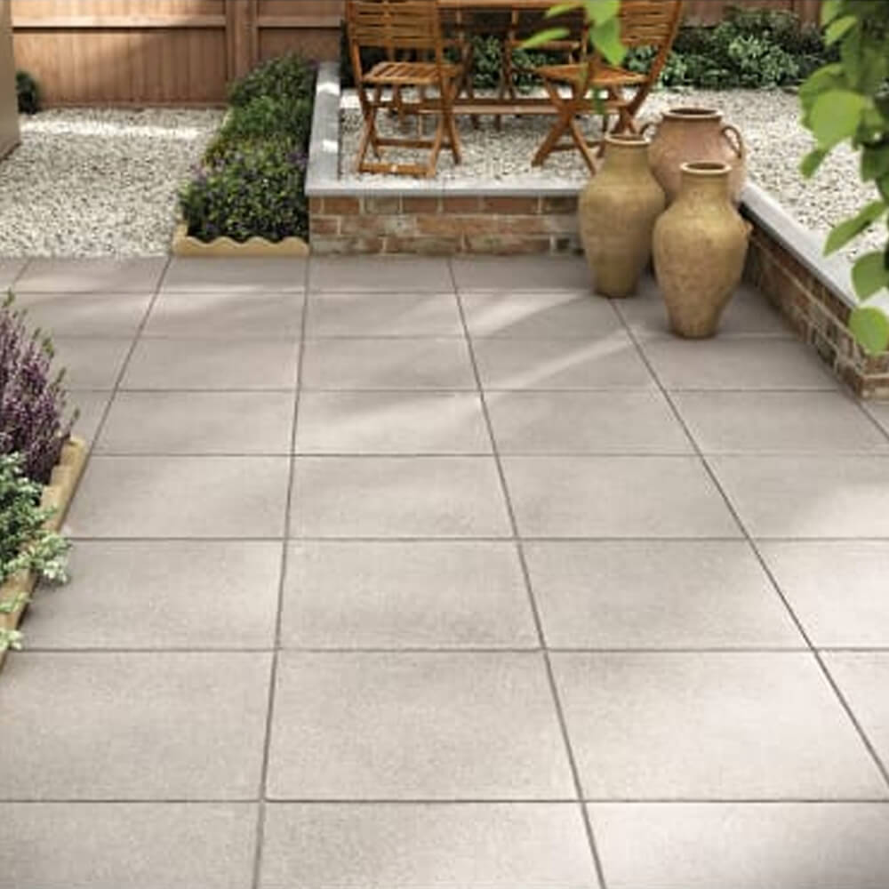 Bradstone Charcon Natural Concrete Paving 600 x 600 x 37mm BSS Concrete Flag