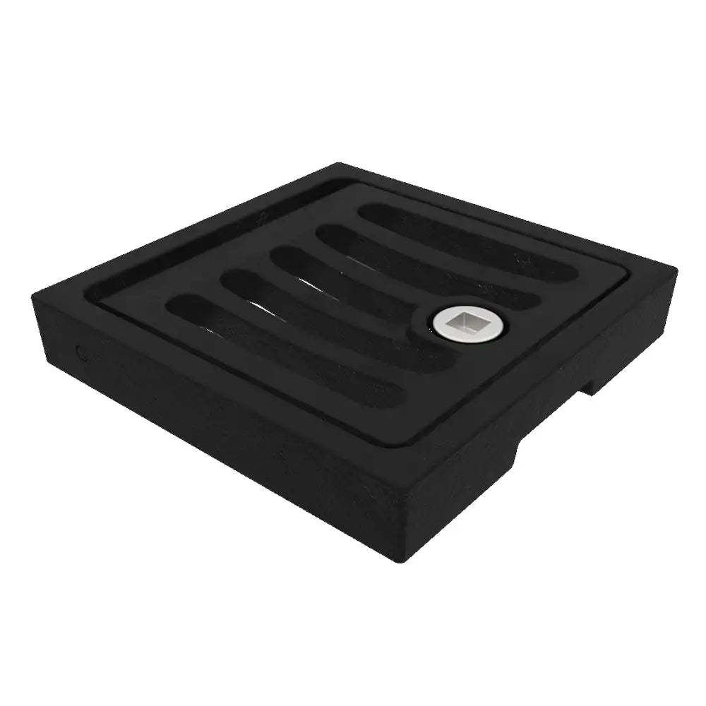 Cast Iron Hinged & Lock Grate 300 x 300mm