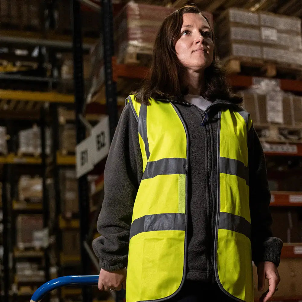 Timco Hi Vis Fleece Jacket (M)