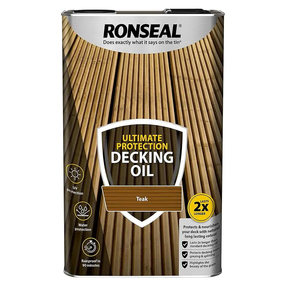 Ronseal Decking Oil Teak 5L