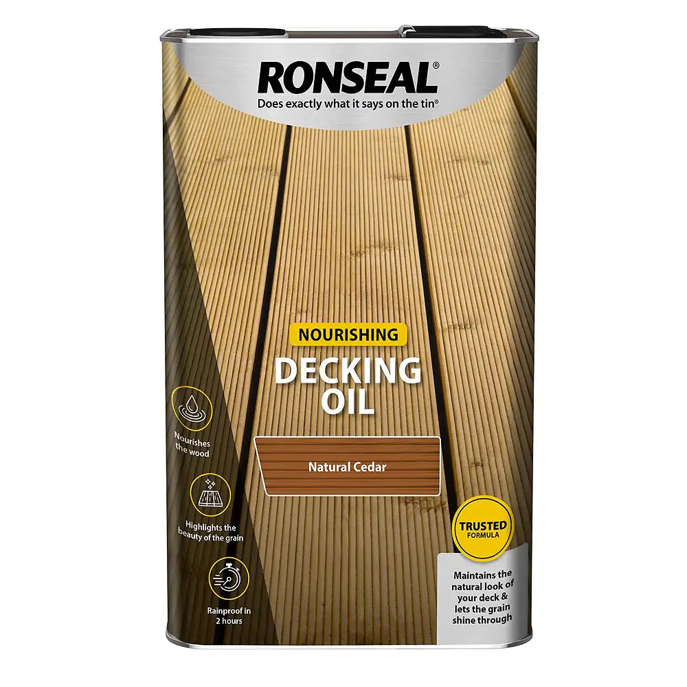 Ronseal Decking Oil Natural Cedar 5L
