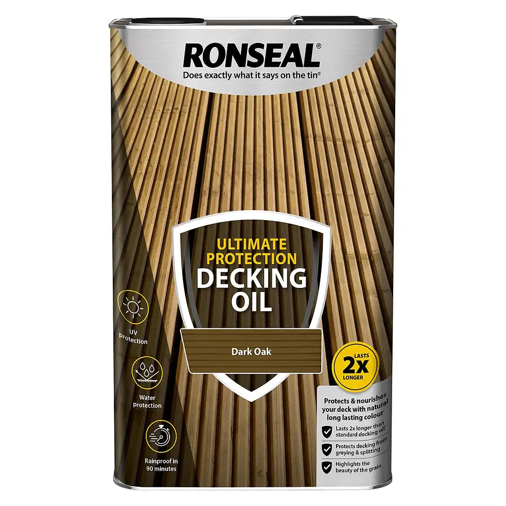 Ronseal Decking Oil Dark Oak 5L