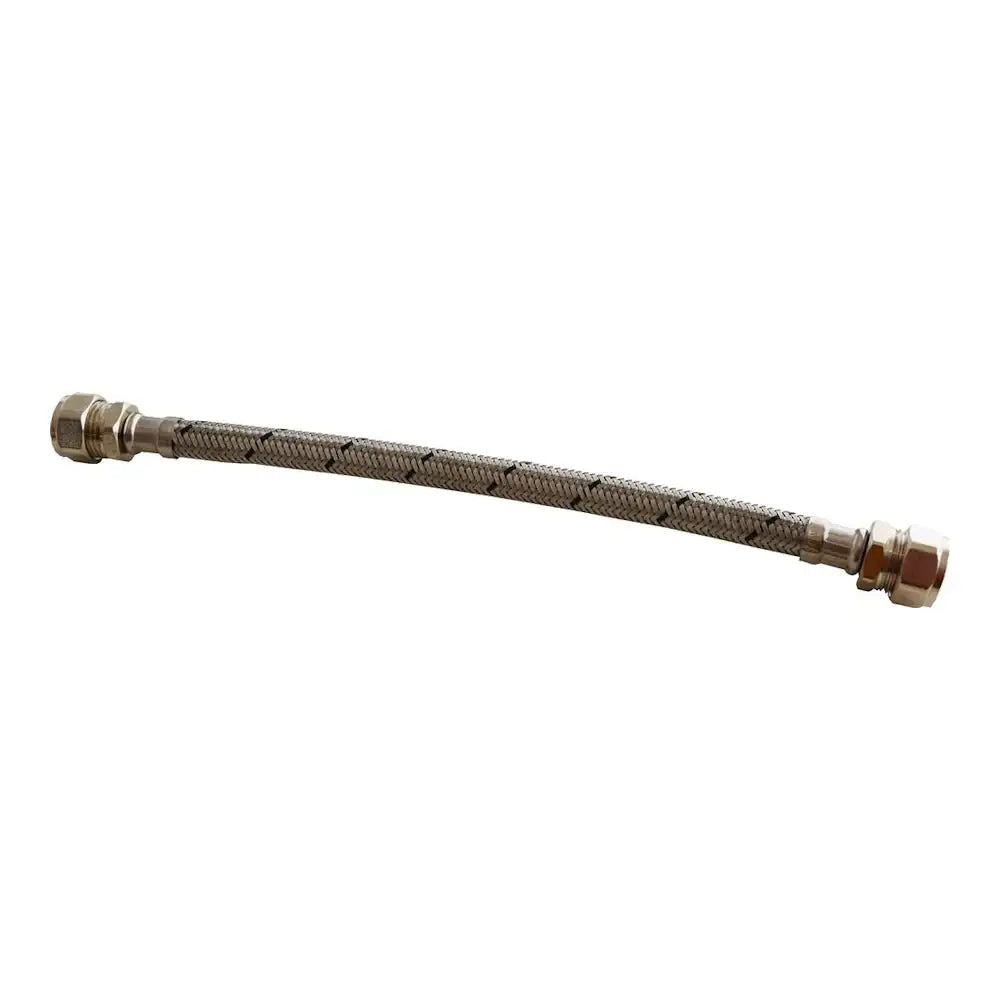 Value Flexi Tap Connector 15mm X 15mm 300mm