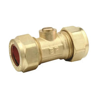 Isolation Valve 22mm Chrome Plated
