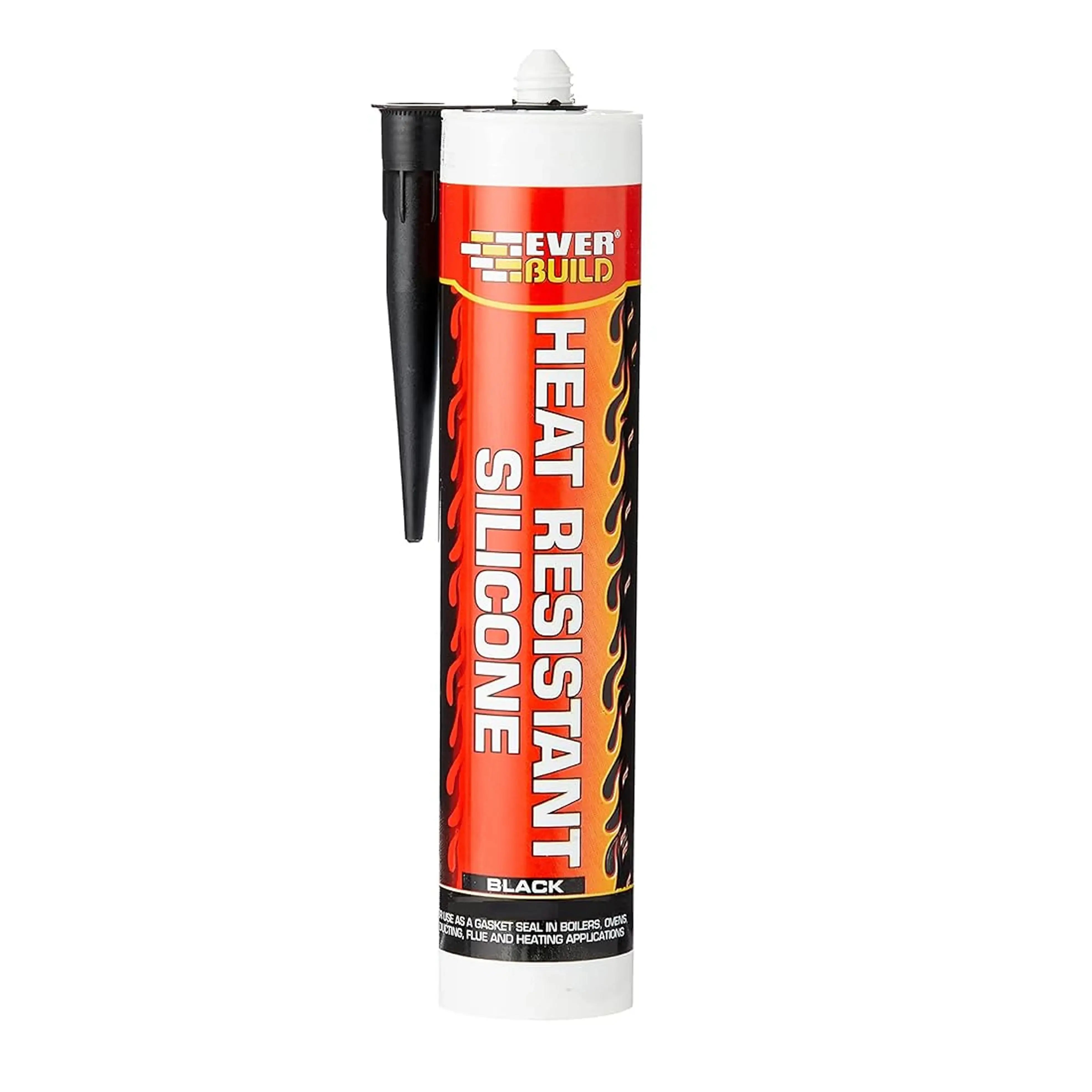 Everbuild Heat Resistant Silicone Black 310ml